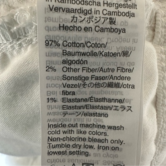 MADEWELL HIGH RISE WHITE DENIM RAW HEM SHORTS SIZE 31 - Picture 14 of 14